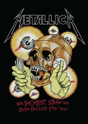 £9.60 • Buy  Metallica The Shortest Straw Poster Art Print