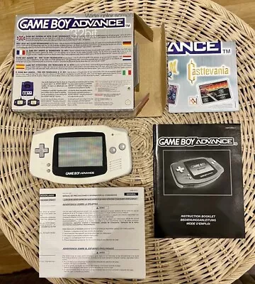 Nintendo Gameboy Advance Console Arctic White Boxed • £99