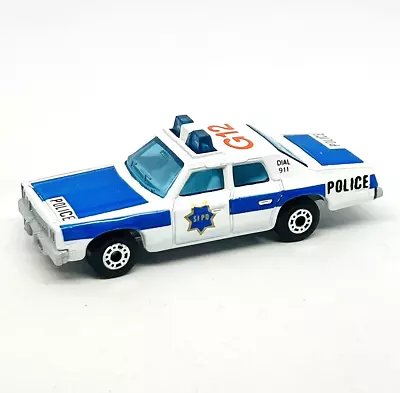 Matchbox International 10 Plymouth Gran Fury Police Car White   G12  Mint!! • £10