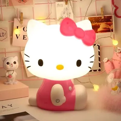New！ Cute Hello Kitty Led Lamp Touch Led Night Light Girls Birthday Gift • $50.56