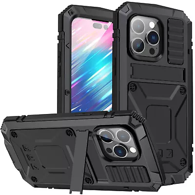 Shockproof Aluminum Metal Waterproof Case For IPhone 14 15 Pro Max 13 12 11 XS • $25.03