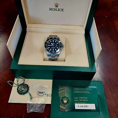 LNIB 2021 Rolex Submariner Date Black Stainless Steel 41mm 126610 LN • $12875