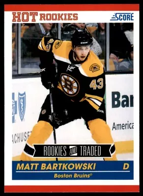 2011-12 Score Matt Bartkowski Boston Bruins #654 • $2.95