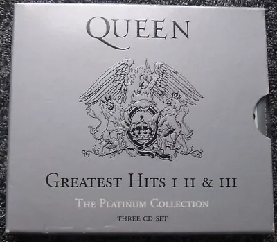 QUEEN - Platinum Collection Hits I II & III (2000) 3CD  Excellent UK 3CD Set • £5.99