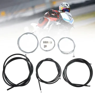 Set Of Motorcycle Cable Clutch Cable Brake Line Cable Throttle Cable Universal • $27.59