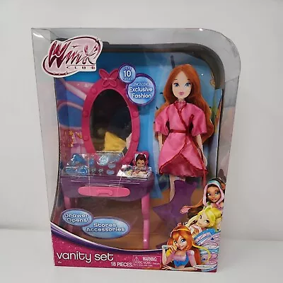 Winx Club Vanity Set W 18 Pc Accessories Doll Not Included Jakks Pacific 2012 • $21.95