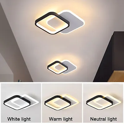 Ceiling LED Light Bathroom Kitchen Living Room Chic Chandelier Pendant Dimmable • £13.35