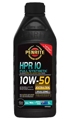 Penrite Hpr10 Full Synthetic Engine Oil 1l 10w50 HPR10001 • $18.95