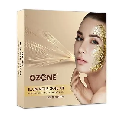 Ozone Illuminous Gold Facial Kit | For All Skin Type | For Natural Golden Glow • $19.50