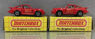 MATCHBOX    1991   VARIANCE  MB3  PORSCHE  911  TURBO In BOXES • $34.95