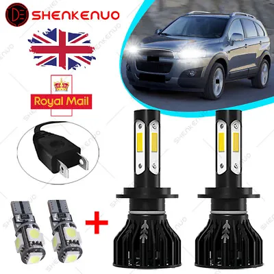 For Chevrolet Captiva 2006-2016 4Side H7 + 501 55W LED Headlight Side Light Bulb • £23.99