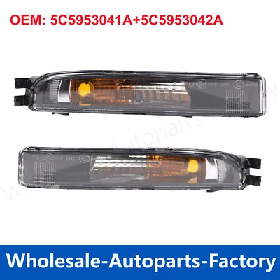 1Pair Front Bumper L&R Turn Signal Lights For Volkswagen Beetle 2012-2019 • $71.99