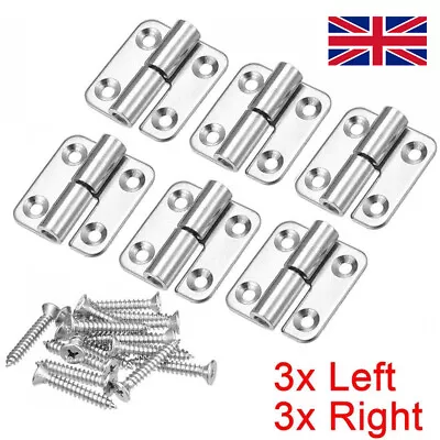 6PCS 1.5  Detachable Hinge Small Slip Joint Flag Hinge Lift Off Door Hinge N • £7.58