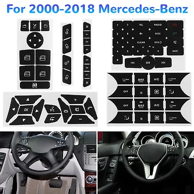 For Mercedes 2007-14Repair Decal Button Door Steering A/C Windo W Radio Sticker • $9.09