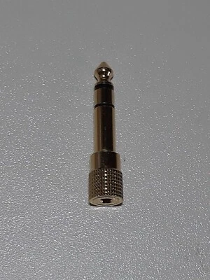 £2.25 • Buy Headphone Jack Adapter 6.35mm 1/4Inch Male To 3.5mm 1/8 Inch Female Jack Audio