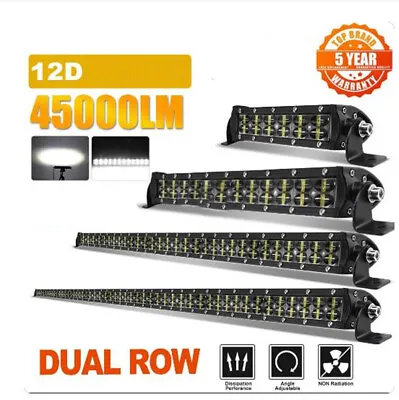 8-52'' Off Road LED Bar 12V 24V Combo 36W 72W 120W 180W 240W 300W LED Light Bar • $22.31