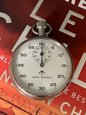 £149 • Buy British Military Nero Lemania Stop Watch 1969