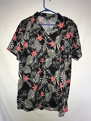 BoohooMAN Short Sleeved Button Up-Sz 2XL-Floral Pattern • $13