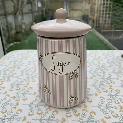 Creative Tops Katie Alice “Cottage Flower” Stoneware Sugar Jar/ Canister • £8.99