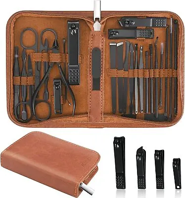 Manicure Set Professional Nail Clipper Kit-26 Pieces Stainless Steel Manicure • $14.13