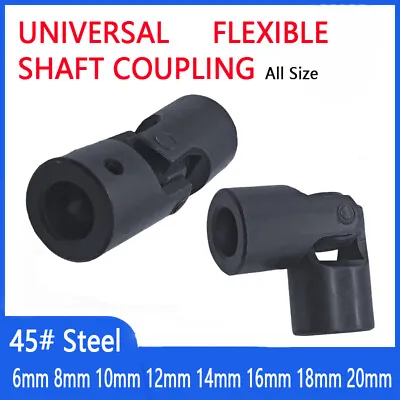 Universal Flexible Shaft Coupling Coupler Motor U Joint Connector RC Boat Steel • $45.82