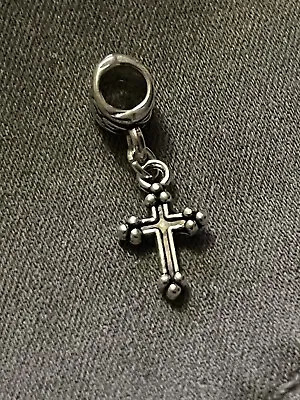 Cross Bead Dangle Charm Gift Jewellery ‘Pandoras--box’ Religious Gothic Easter • £1.99