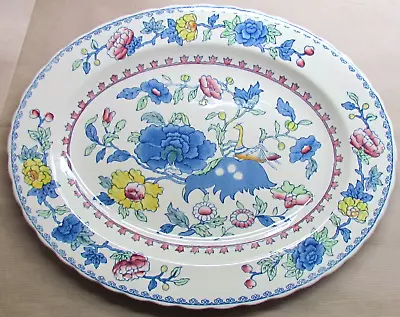 MASONS REGENCY PATTERN 13¾  OVAL PLATTER (Ref9618) • £11.99