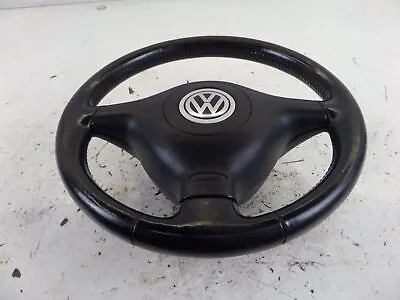 VW Jetta GLI Leather 3 Spoke Steering Wheel MK4 00-05 OEM Golf GTI • $274.99