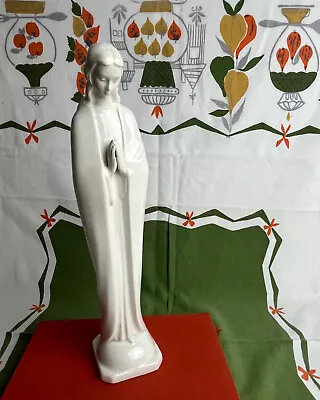 Vtg Hummel Goebel Germany Madonna Statue Porcelain Virgin Mary 11.5   Crazing • $35