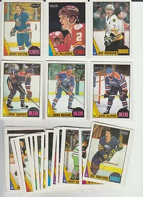 1987-88 O-Pee-Chee Hockey SET BREAK Singles - Stars. Commons Rookies HOFers • $0.99