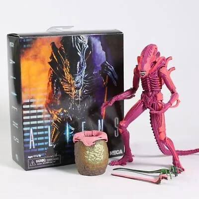 NECA Aliens Red Alien With Chestburster & Facehugger Action Figure Toy Figurine • $106.36