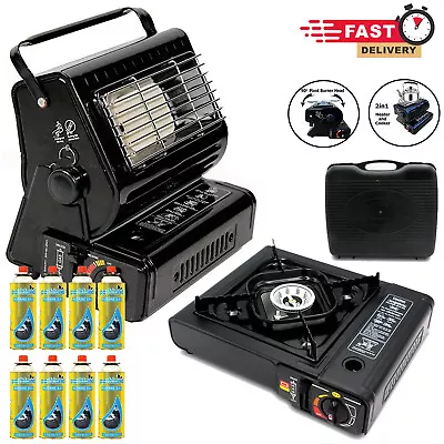 £69.99 • Buy Butane Gas Bottle Canister Portable Stove Burner Cooker Heater Bbq Cooking