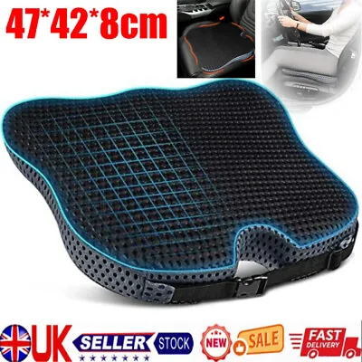 Memory Foam Car Seat Cushion For Driving Wedge Driver Booster Office Chair Pad • £16.95