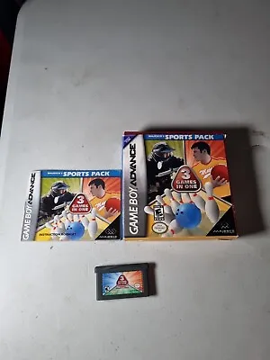 3 In 1 Majesco Sports Pack COMPLETE IN BOX Nintendo RARE USA GameBoy Advance GBA • $69.99