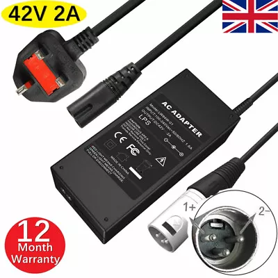 Li-ion Lithium Battery Charger For Electric Bicycle E-bike 36V 42V VOLT XLR Plug • £12.99