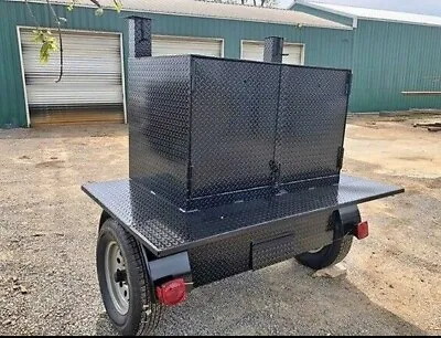 Corn Roaster 48 Grill Trailer BBQ Smoker Food Truck Mobile Kitchen Business • $6899