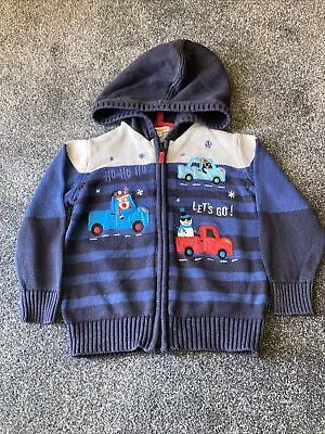 Blue Zoo Boys Cardigan Size 3-4 Years • £3