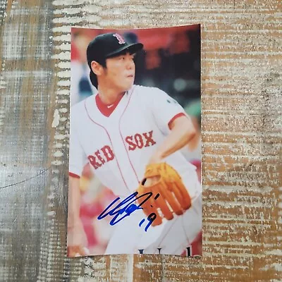 Koji Uehara  SIGNED 3.5x6 PHOTO AUTO Pitcher Boston RedSox • $17.79