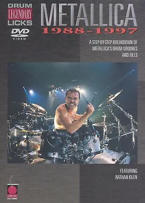 Metallica: Drum Legendary Licks 1988-1997 DVD (2003) Metallica Cert E • £8.99