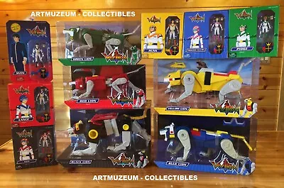 Matty Collector Club 23  VOLTRON ALL 5 Lions & Pilots W/ Sven COMPLETE SET NEW! • $1349