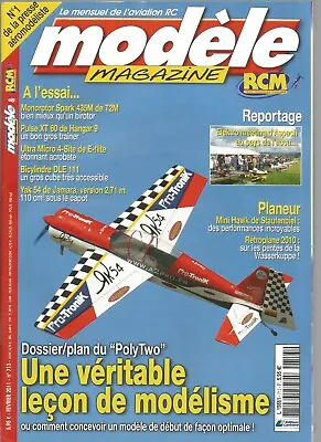 Mag Model N°713 Plan: Poly Two / Xt60 Pulse / Yak 54 / Spark435m Monorotor • $5.40