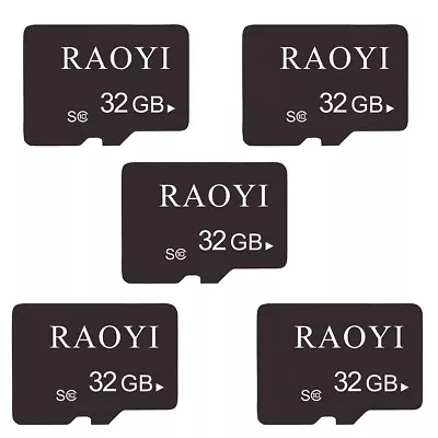 5PCS 32GB Micro SD Card TF Micro SDHC Card Memory Card + An Adapter For Camera • $9.99