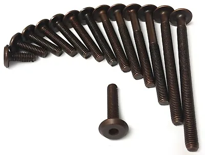 M6 Bronze Furniture Connector Bolts Thread Joint Fixing Bed Cot Unit Table Desk • £3.15