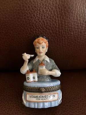 I Love Lucy PHB Porcelain Hinged Trinket Box Midwest Of Cannon Falls VIATAMEAT • $49.95