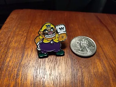 Wario Mario Arch-rival Super Mario Land Enamel Lapel Hat Pin Brooch • $29.06