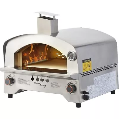 Flame King Propane Gas Pizza & Food Outdoor Oven For Camping Backyard • $217