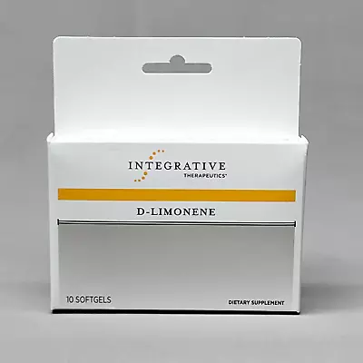 INTEGRATIVE THERAPEUTICS D-Limonene Dietary Supplement 10 Softgels 8/25 (New) • $19