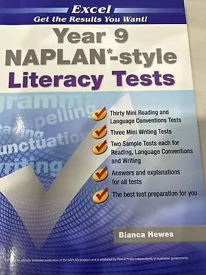 Excel Year 9 NAPLAN - Style Literacy Tests - 2021 New Edition • $25