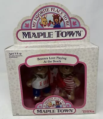 Maple Town Beavers Love Playing At The Beach New In Box Tonka Bandai Sylvanian • $74