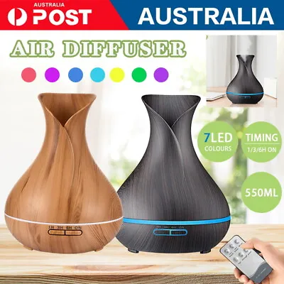 $29.09 • Buy Aroma Aromatherapy Diffuser LED Essential Oil Ultrasonic Air Humidifier Purifier